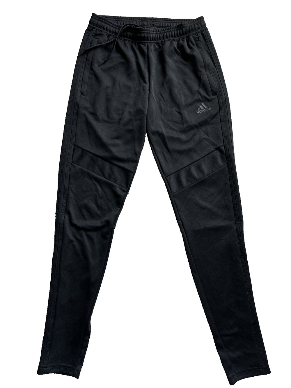 Adidas Women’s Black Tapered Track Pants XS Zip Pockets Ankle Zips New No Tags
